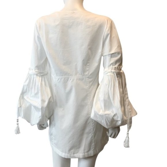 Free People Tunic Top with Balloon Sleeves - Picture 2 of 12